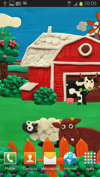 Plasticine Farm Live wallpaper