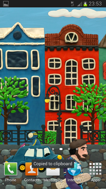 Plasticine town Live wallpaper