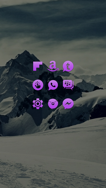 Purple Go Apex Nova Icon Theme