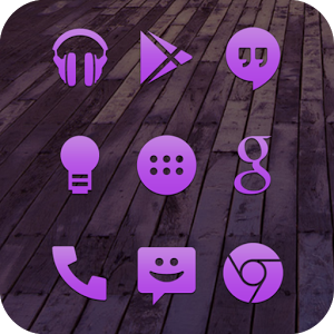 Purple Go Apex Nova Icon Theme 1.9.7