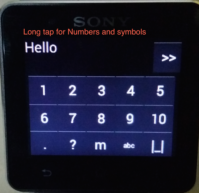 Quick Reply for SmartWatch 2