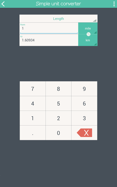 Simple Unit Converter