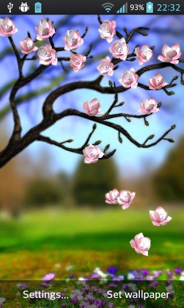 Spring Flowers 3D Parallax Pro