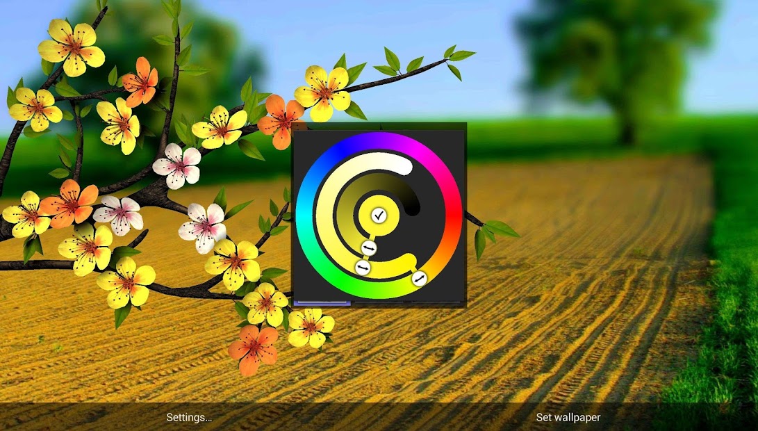 Spring Flowers 3D Parallax Pro