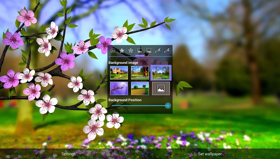 Spring Flowers 3D Parallax Pro