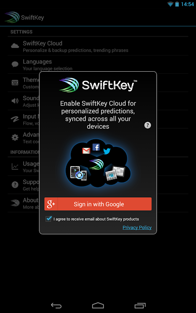 SwiftKey Tablet (Legacy)