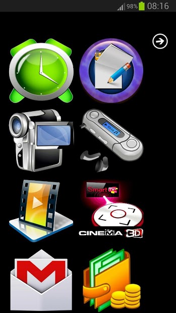 Windows launchers big icons HD