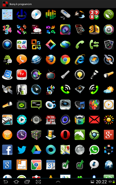 Windows launchers big icons HD