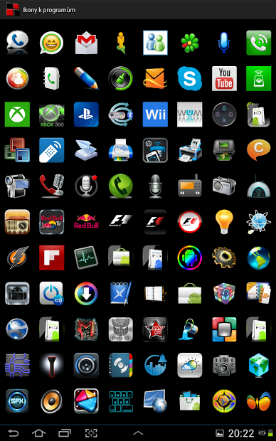 Windows launchers big icons HD