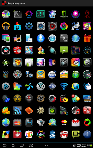 Windows launchers big icons HD