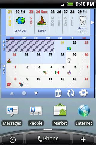 Blik Calendar Widget Pro