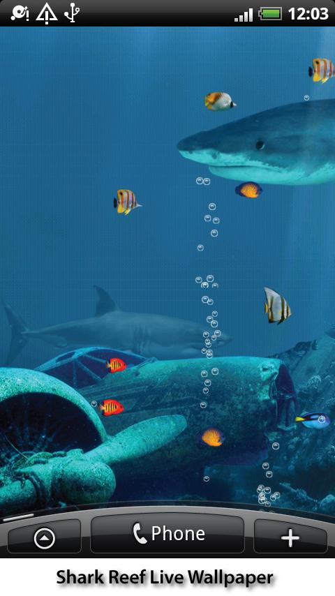 Shark Reef Live Wallpaper