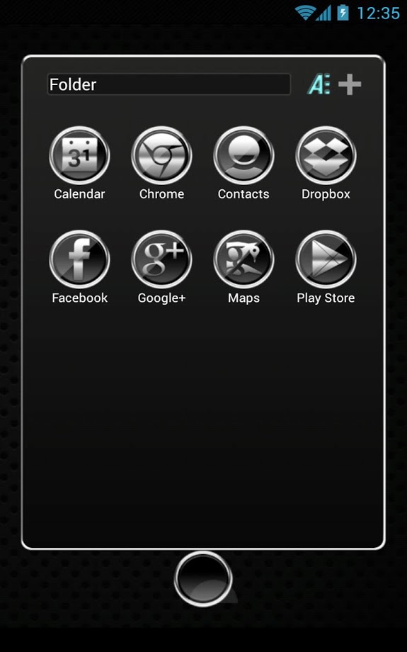 Next Launcher Platinum Theme