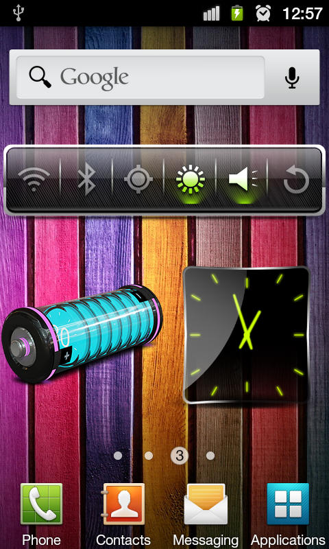 3D Design Battery Widget R2