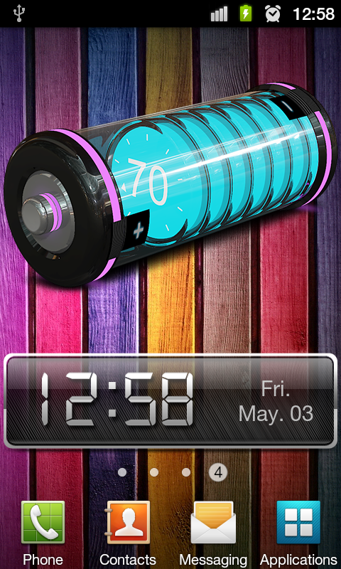 3D Design Battery Widget R2