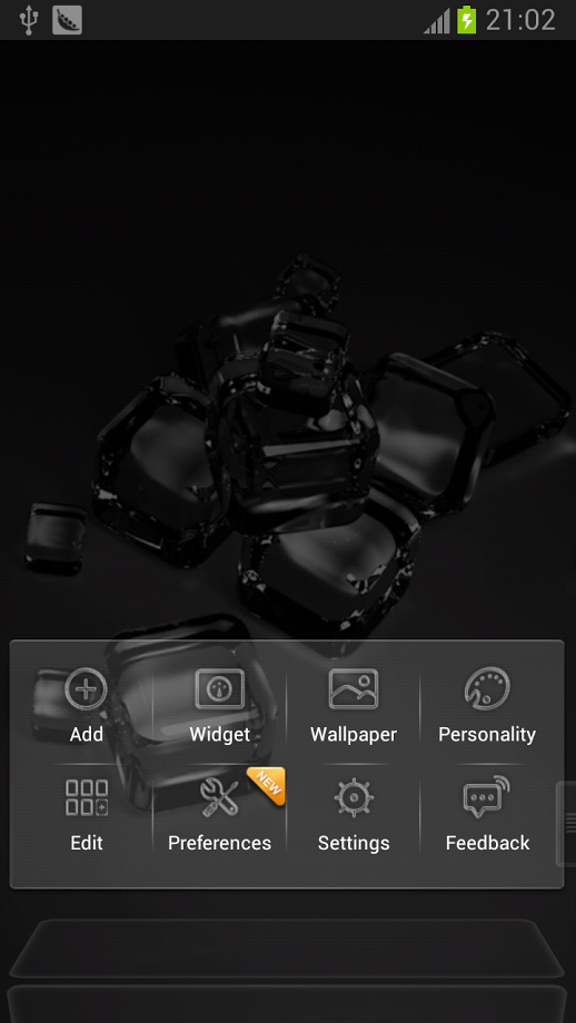 Glass Pro Next Launcher Theme