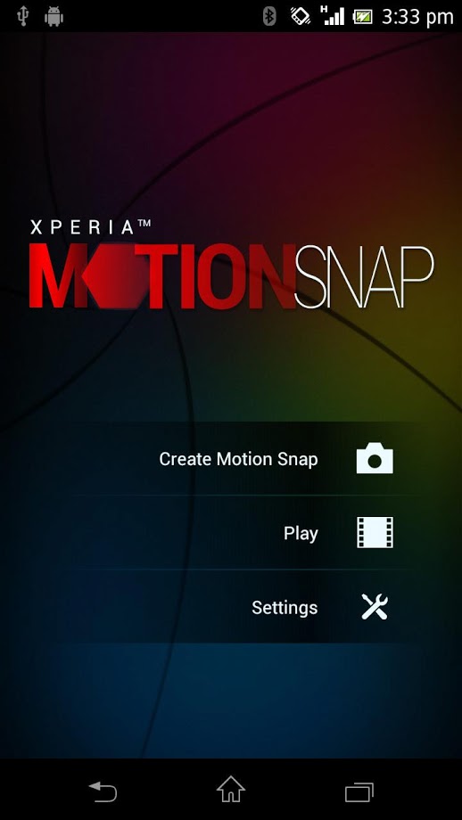 Xperia™ Motion Snap