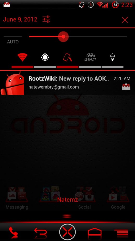 NateModz Red CM10 Theme