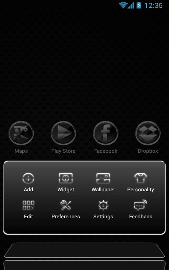 Next Launcher Platinum Theme