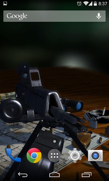 3D Guns Live Wallpaper