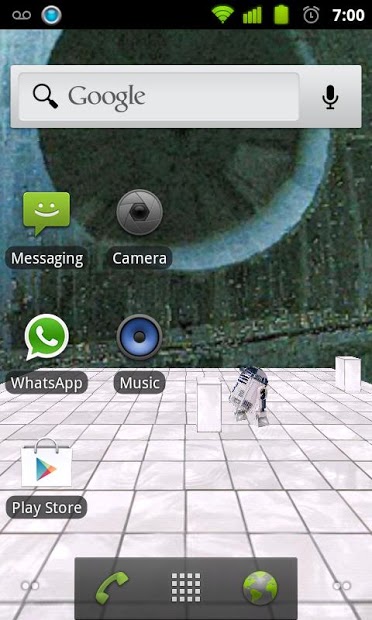 3D Starwars R2D2 LiveWallpaper