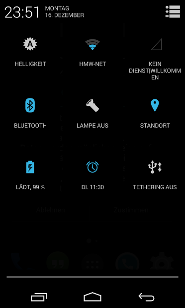 BetterKat CM11 Theme Blue X