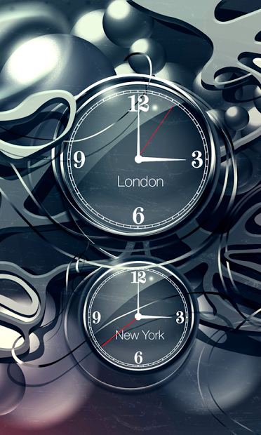 Black HD Clocks Live Wallpaper for Android  Download  Cafe Bazaar