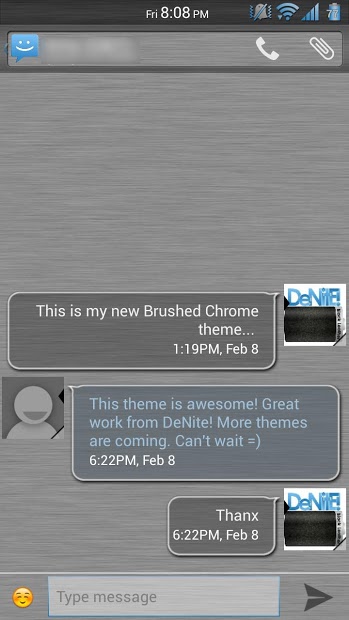 Brushed Chrome CM11/AOKP Theme
