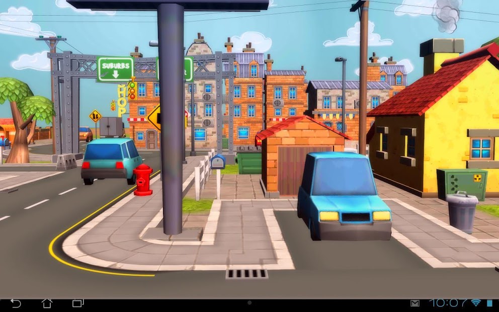 Cartoon City 3D live wallpaper