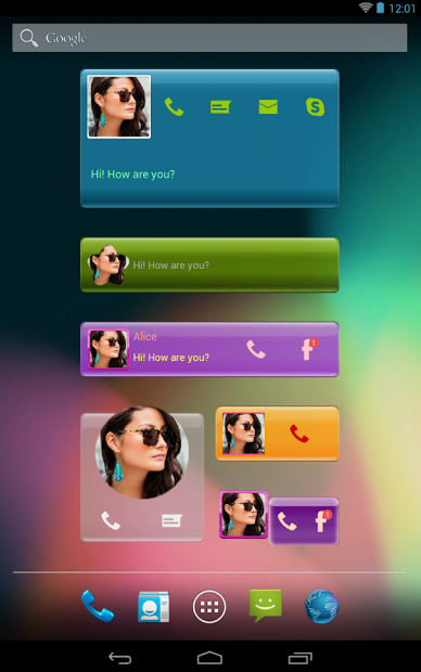 Contact HD Widgets