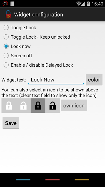 Delayed Lock Unlock Key