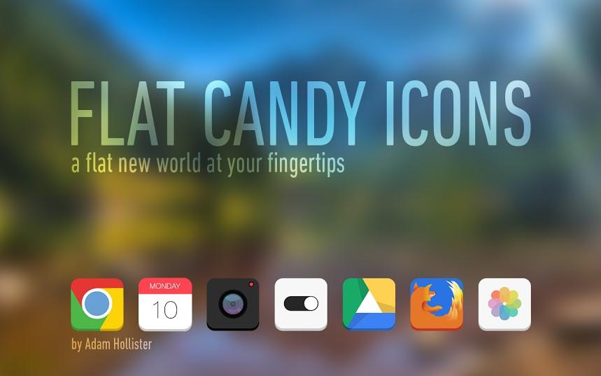 Flat Candy Icons (Apex, Nova)