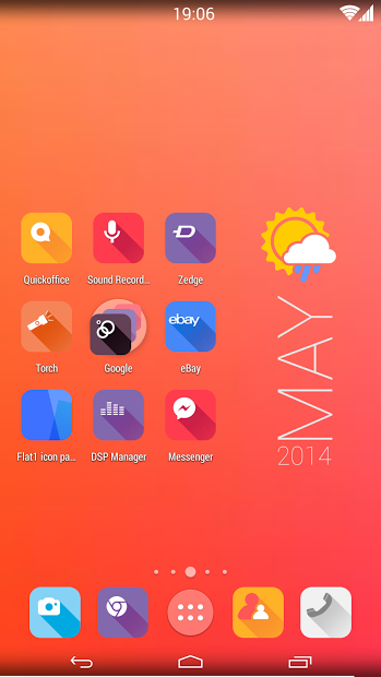 Flat1 Shadow icon Pack HD