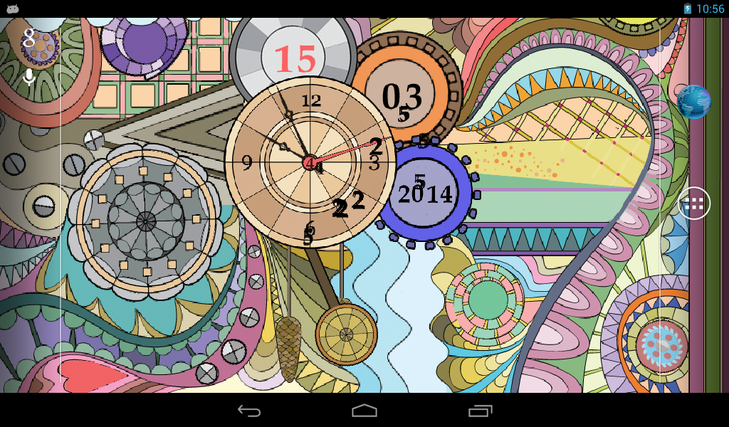 Glass Clock Live Wallpaper PRO