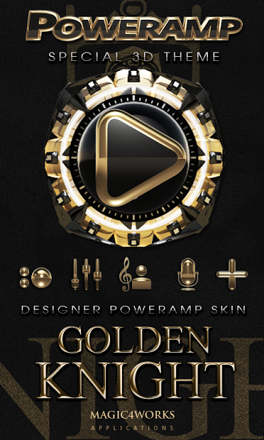 Golden Knight Poweramp skin