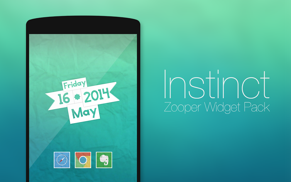 Instinct - Zooper Widget Skins