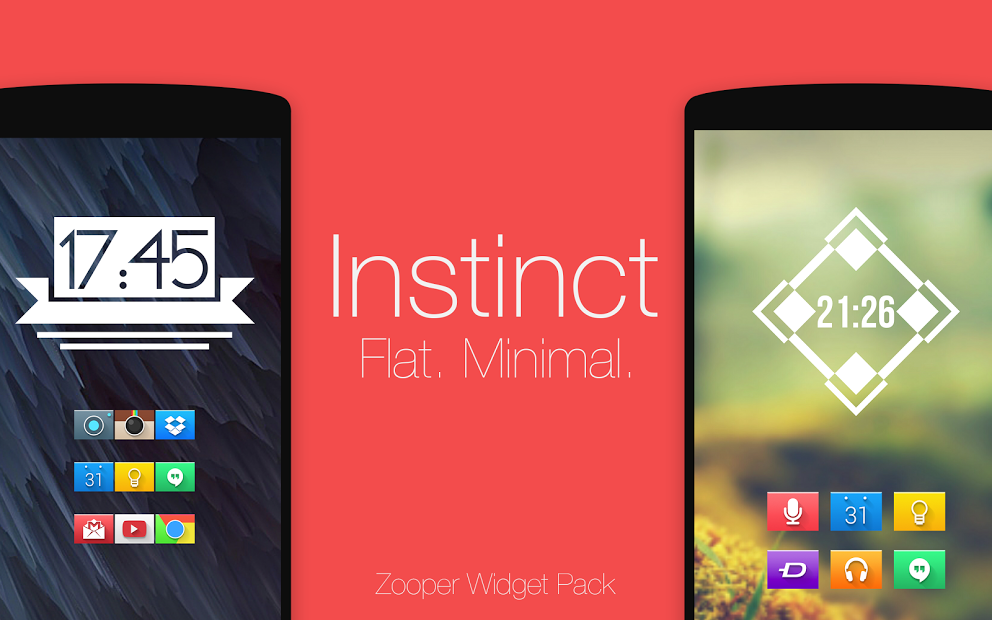 Instinct - Zooper Widget Skins