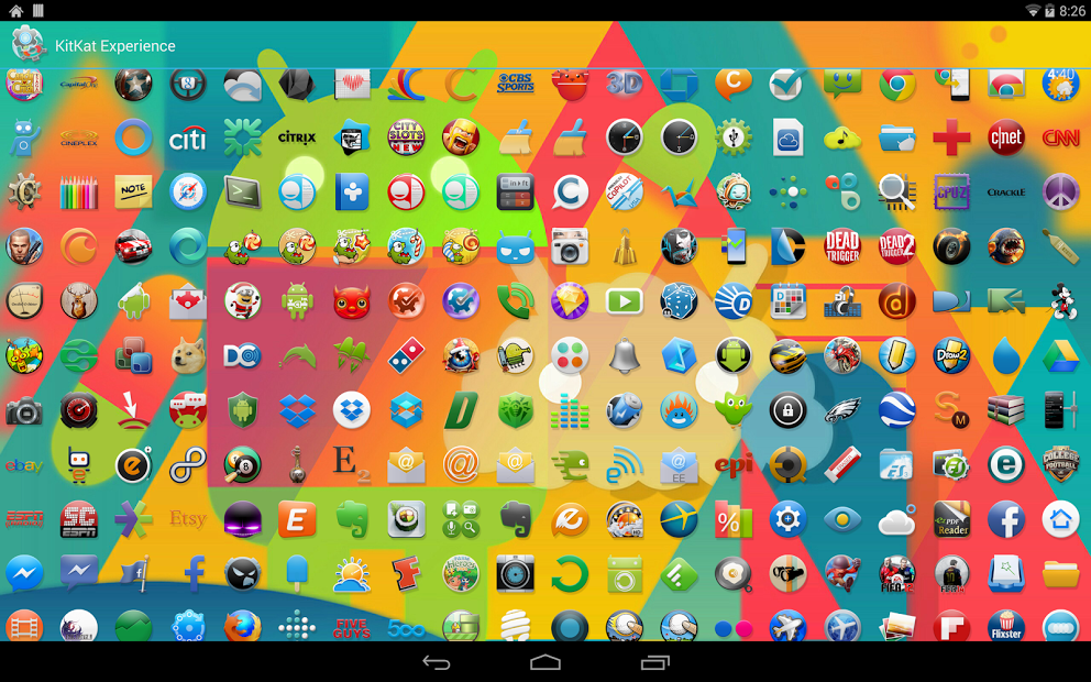 KitKat 4.4+ Launcher Theme