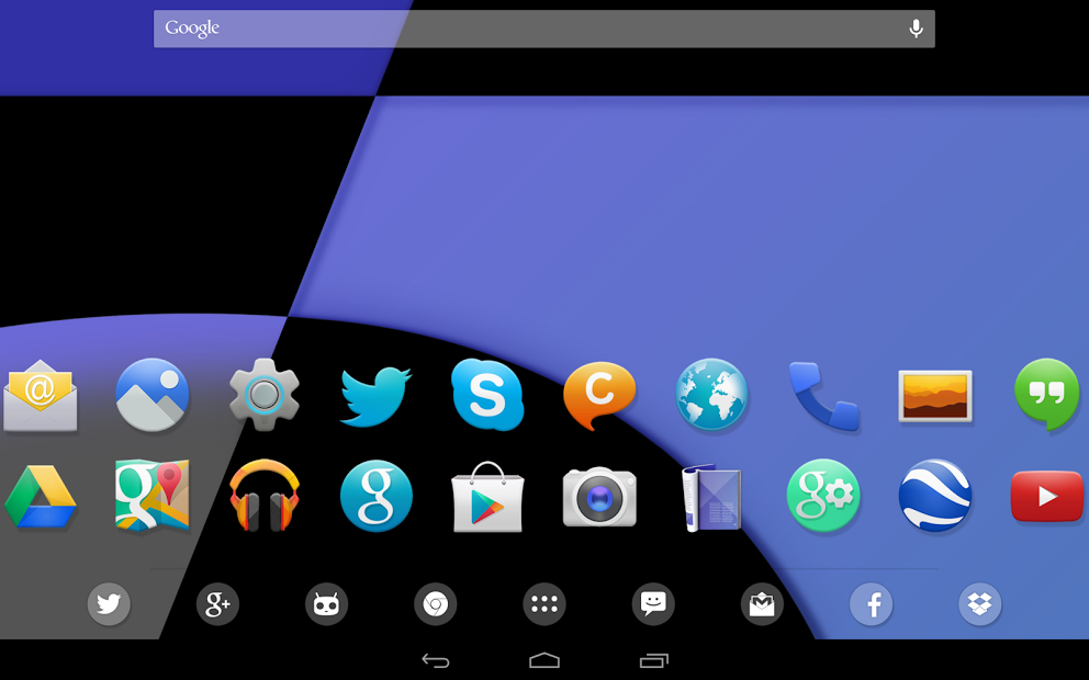 KitKat 4.4+ Launcher Theme