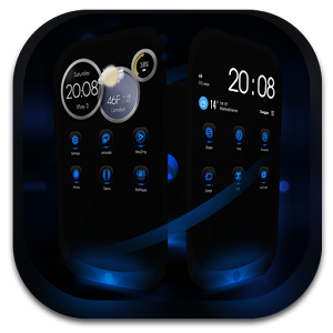 Next Launcher Theme MagicBlue 1.1