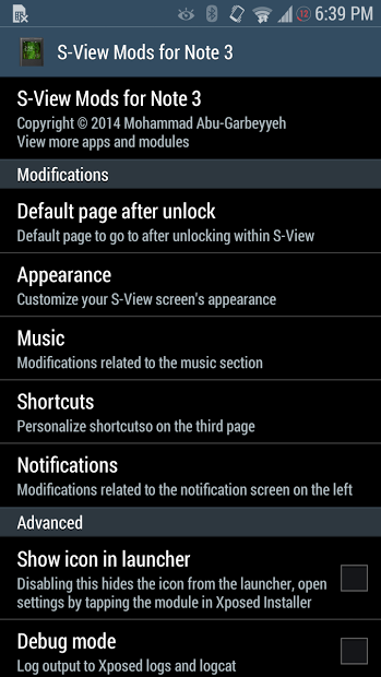 S-View Mods for Note 3 Unlock