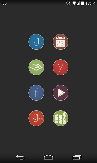 Simple Rounds - Flat Icon Pack