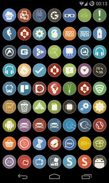 Simple Rounds - Flat Icon Pack