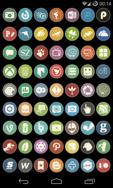 Simple Rounds - Flat Icon Pack