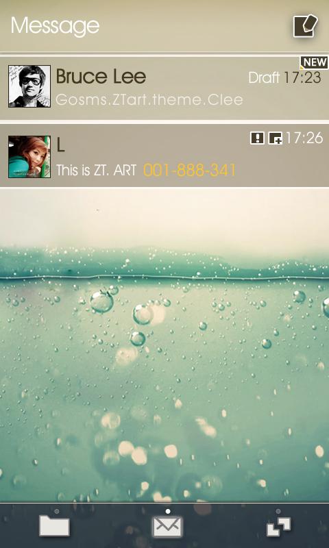Clee GO SMS Pro Theme