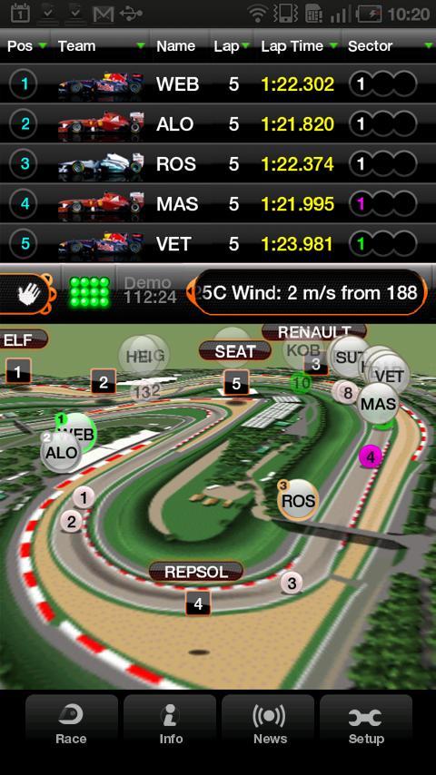 F1 2011 Timing App - CP