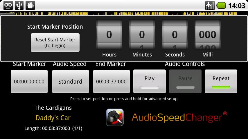 Audio Speed Changer