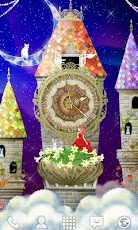 magical clock tower LWallpaper