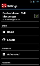Missed Call Messenger Pro