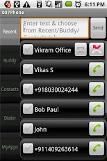 007Phone: Fastest Phone App